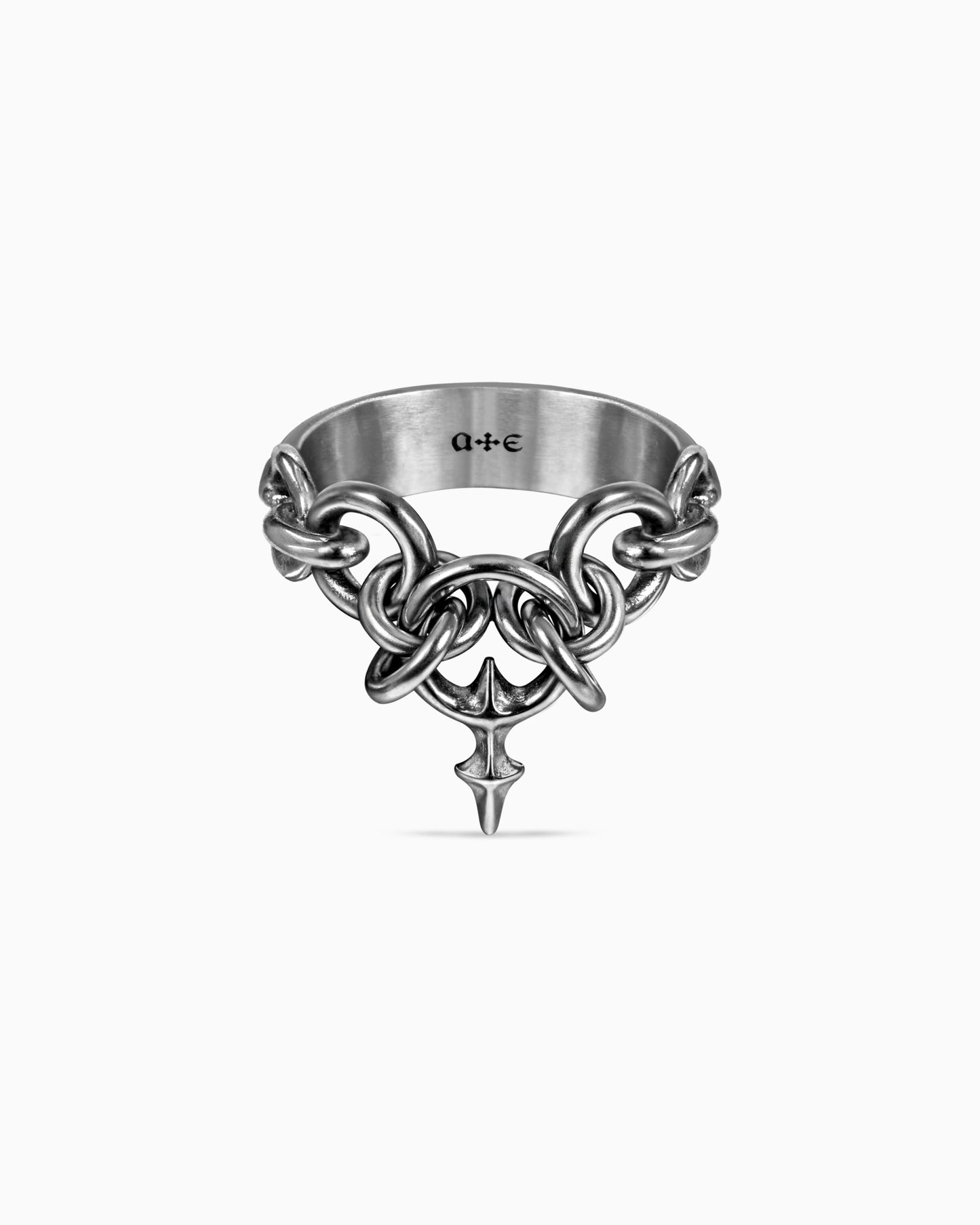 GNOSTIC BYZANTINE Ring-Rings- Silver - US5 - Ask & Embla