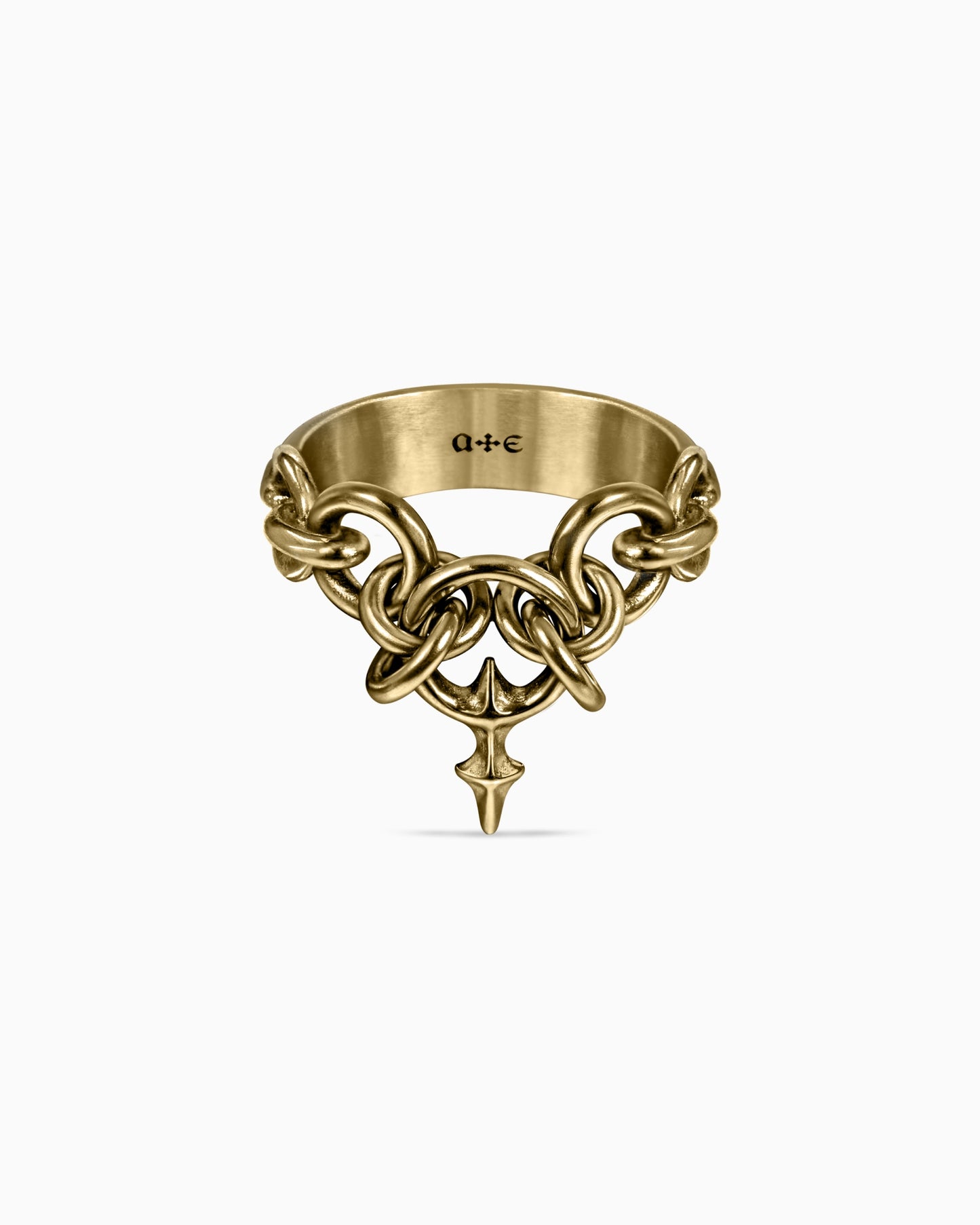 GNOSTIC BYZANTINE Ring-Rings- Gold - US5 - Ask & Embla