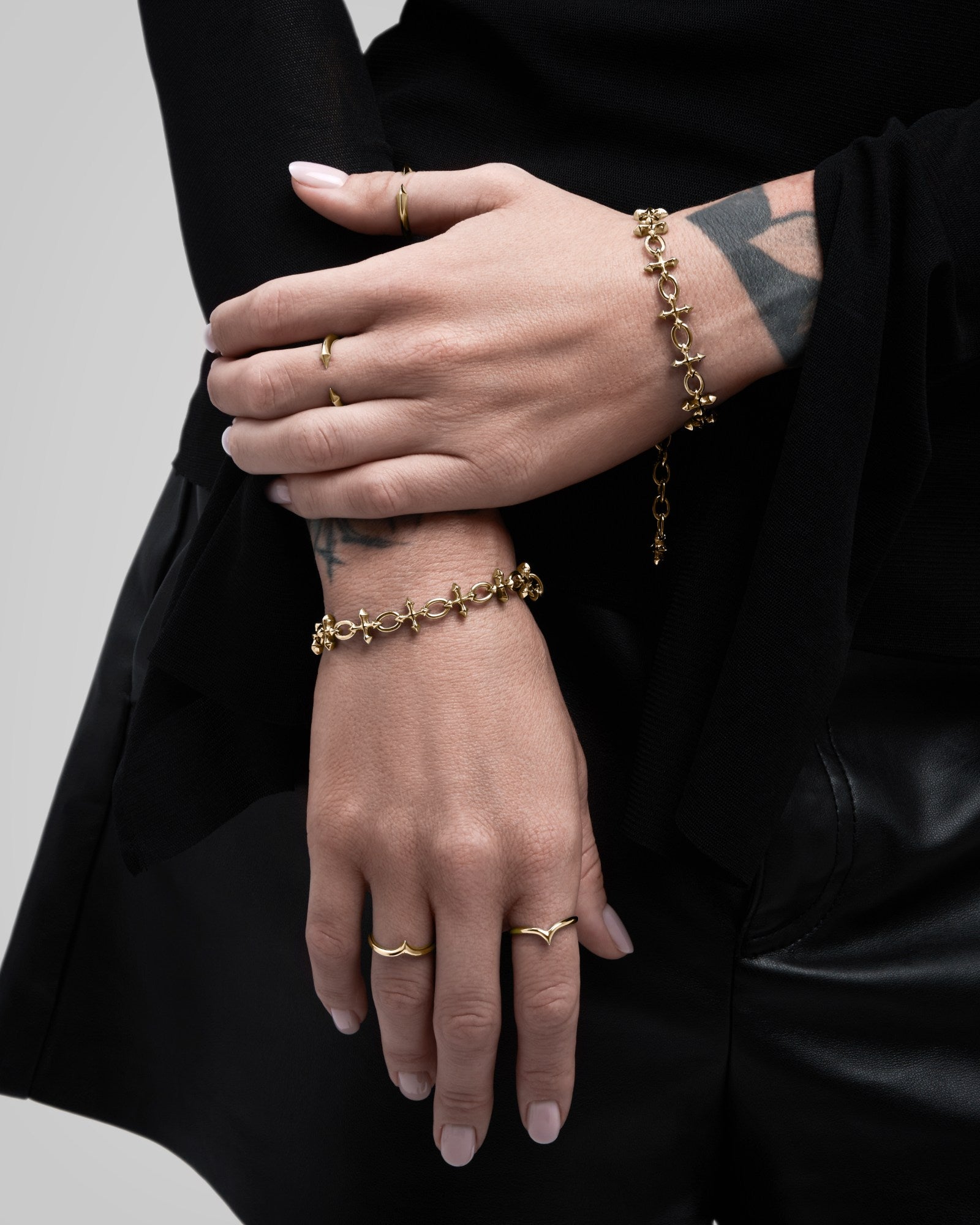 Minor Arcana Ring-Rings- Gold - US4 - Ask & Embla