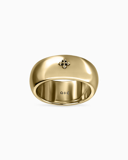 Halo Ring - Bold-Rings- Gold - US5 - Ask & Embla
