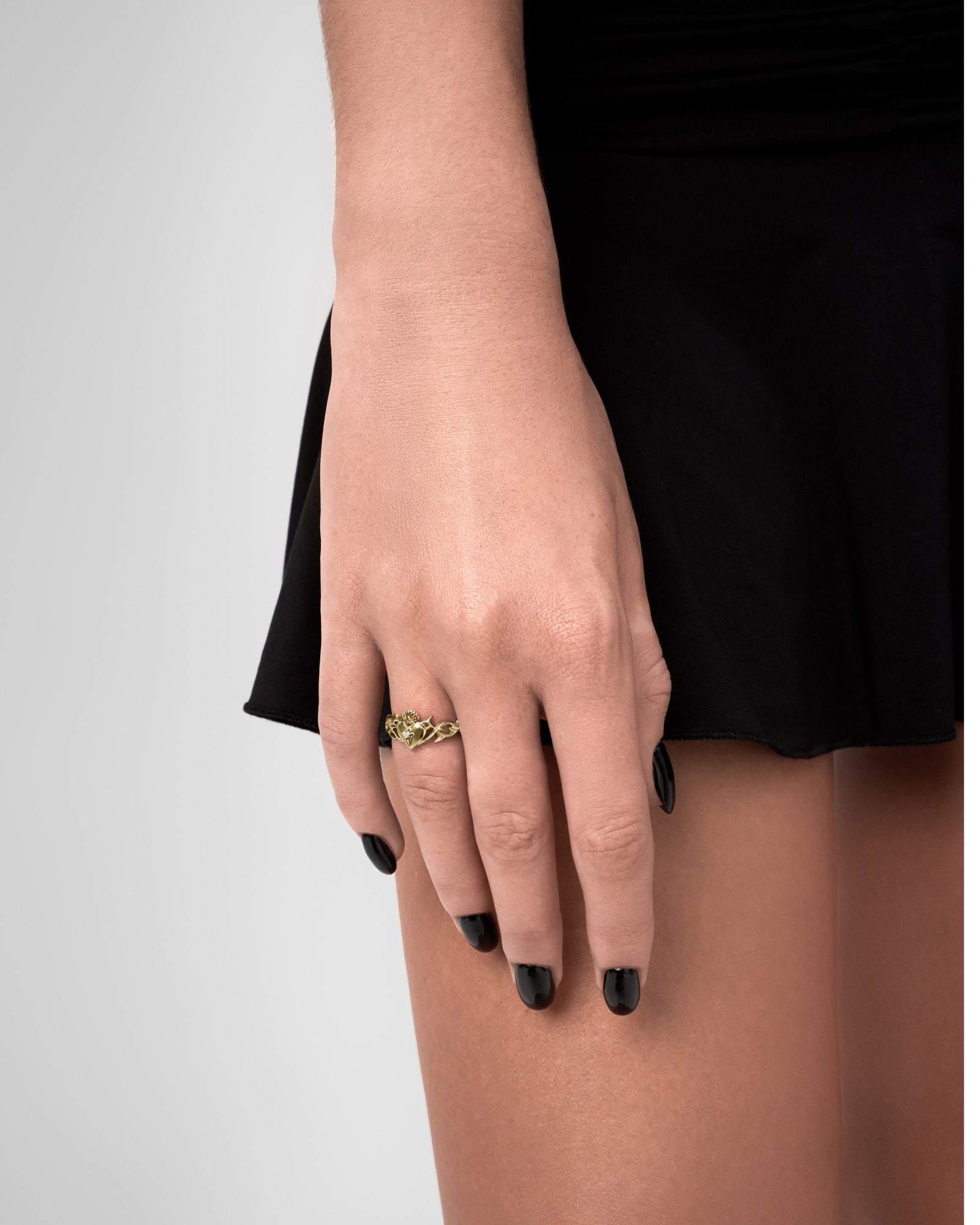 The Sacrament Claddagh Ring-Rings- Gold - US6 - Ask & Embla