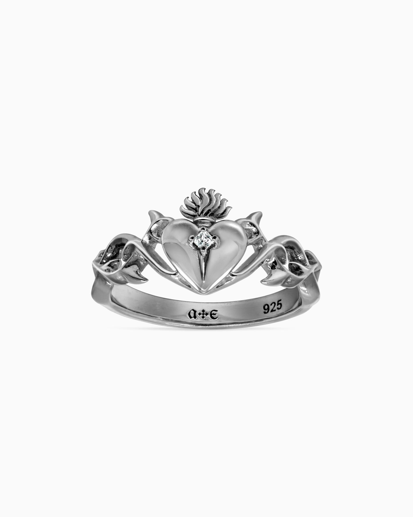 The Sacrament Claddagh Ring-Rings- Silver - US6 - Ask & Embla