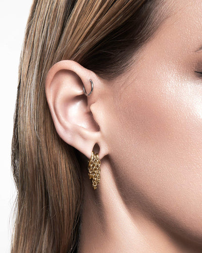 Obscura Chain Ring Stacks-Ring Stacks- Gold - 6mm - Ask & Embla