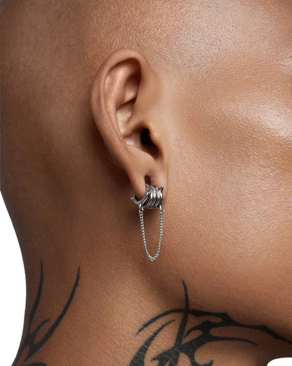 FORSAKEN Chain Ring Stacks-Ring Stacks- Silver - 6mm - Ask & Embla