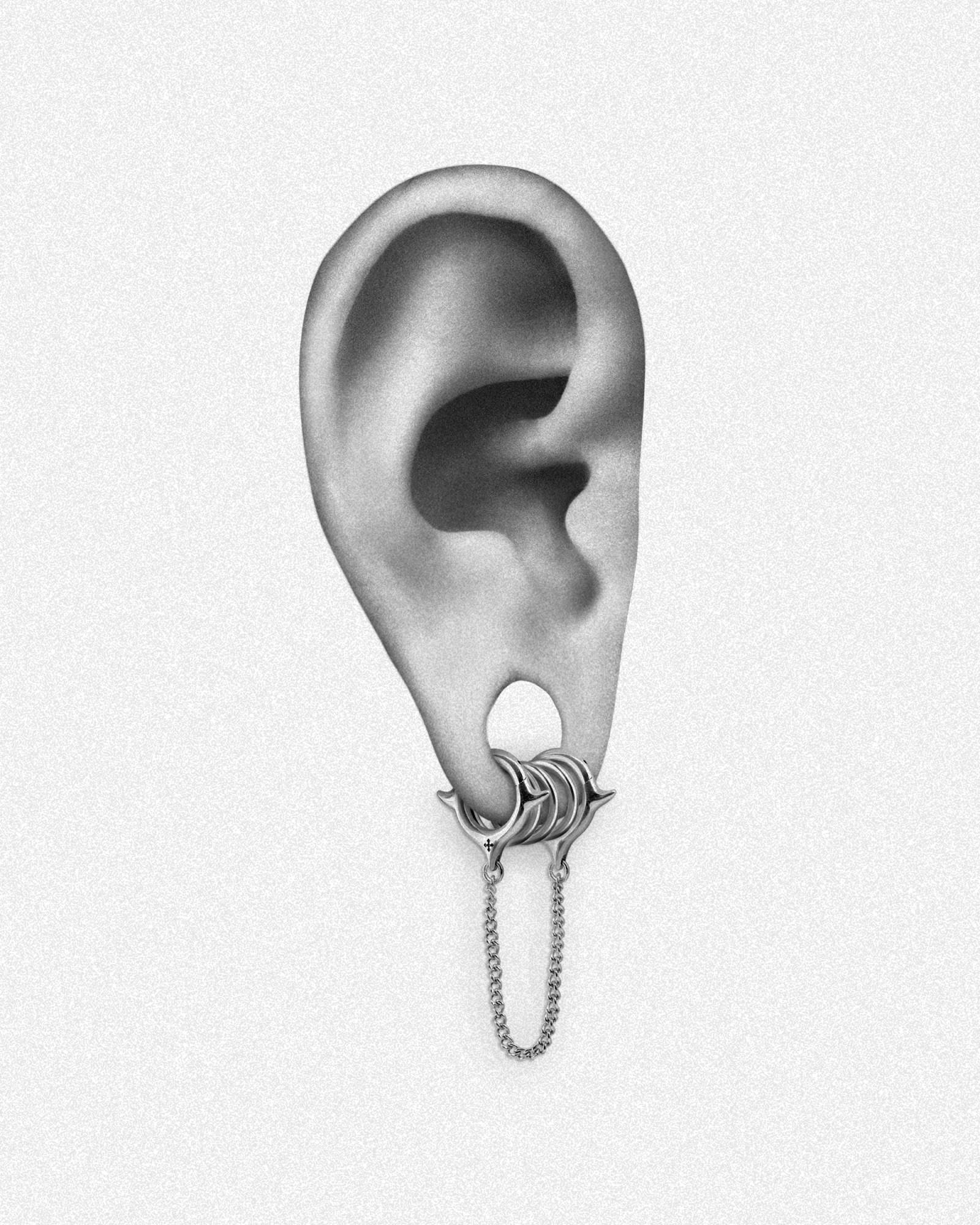 FORSAKEN Chain Ring Stacks-Ring Stacks- Silver - 6mm - Ask & Embla