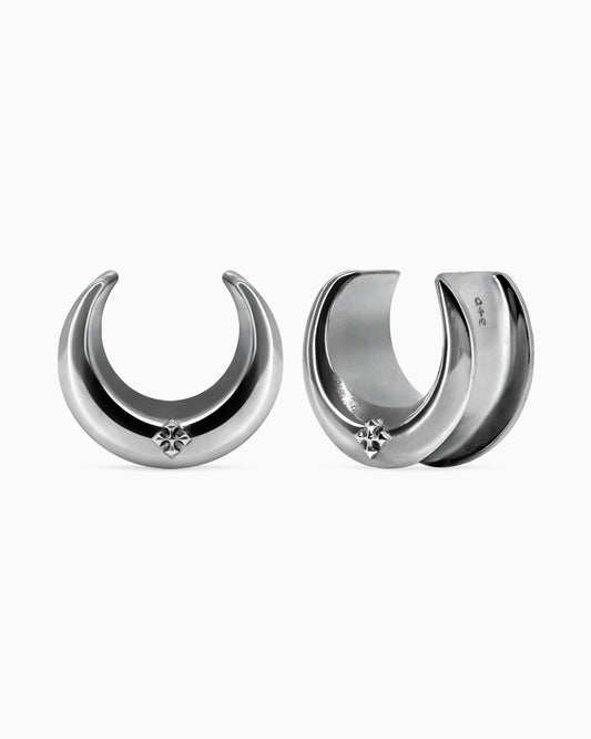 Crescent Moon Saddle Hangers-Saddle Hangers- Gold - 8mm (0g) - Ask & Embla