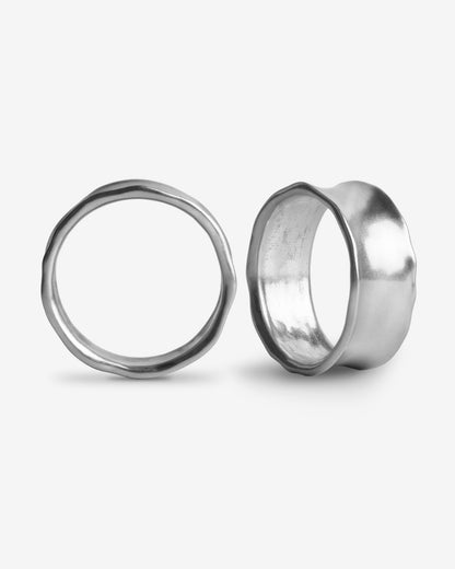 Testament Tunnels-Tunnels- Silver - 8mm (0g) - Ask & Embla