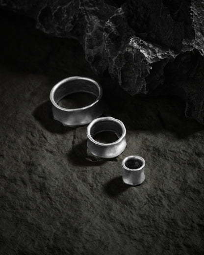 Testament Tunnels-Tunnels- Silver - 8mm (0g) - Ask & Embla