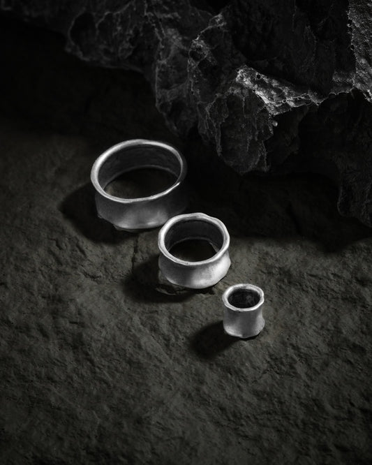 Testament Tunnels-Tunnels- Silver - 8mm (0g) - Ask & Embla