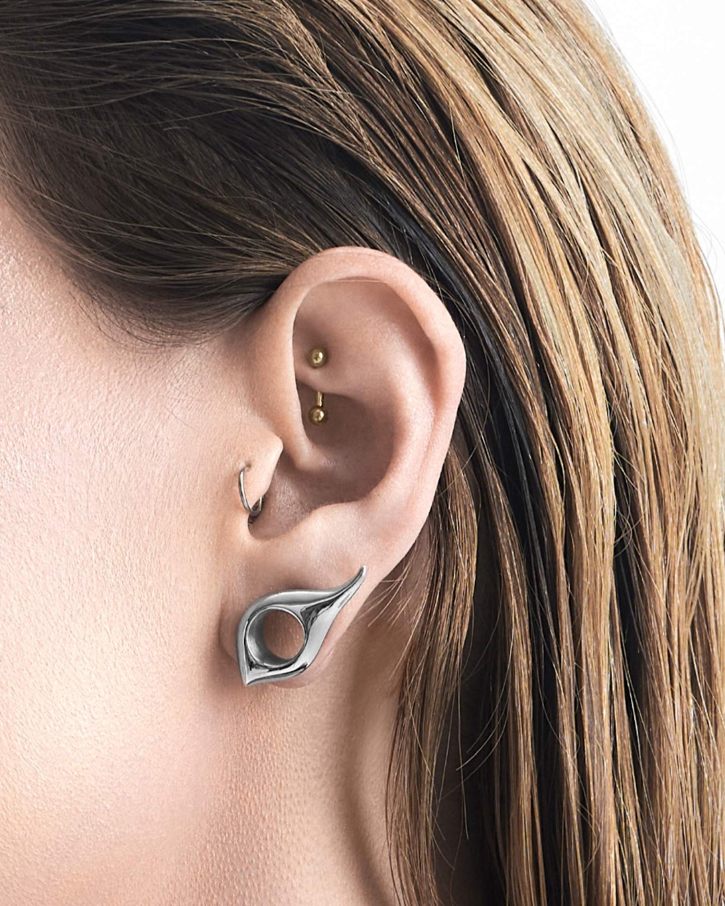 Elron Tunnels-Tunnels- Silver - 8mm (0g) - Ask & Embla