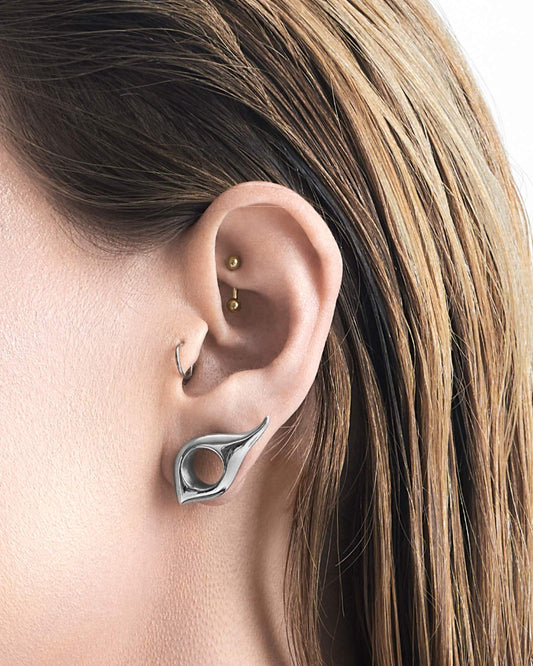 Elron Tunnels-Tunnels- Silver - 8mm (0g) - Ask & Embla