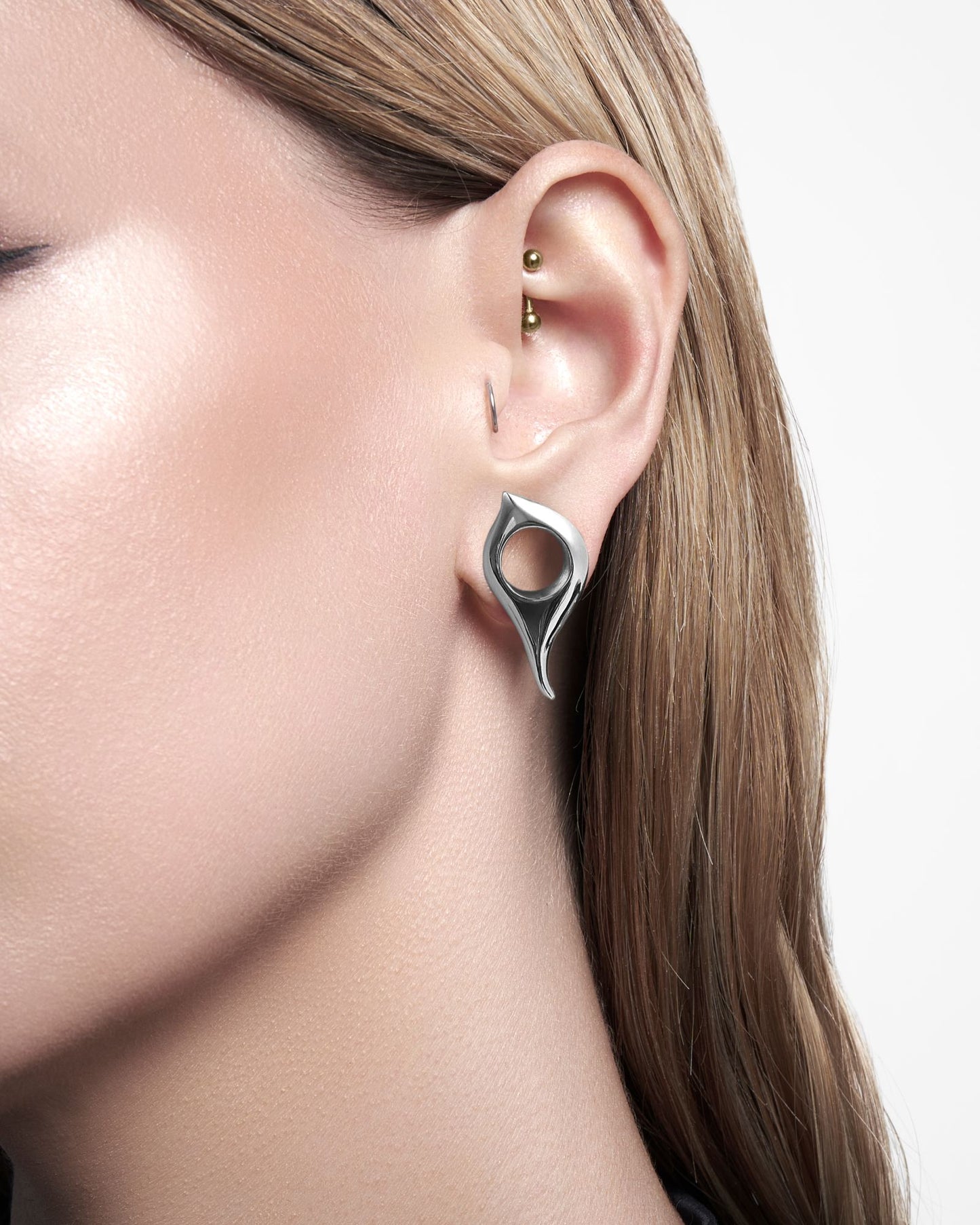 Elron Tunnels-Tunnels- Silver - 8mm (0g) - Ask & Embla