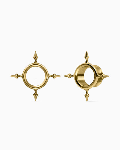 GENESIS Tunnels-Tunnels- Gold - 8mm (0g) - Ask & Embla