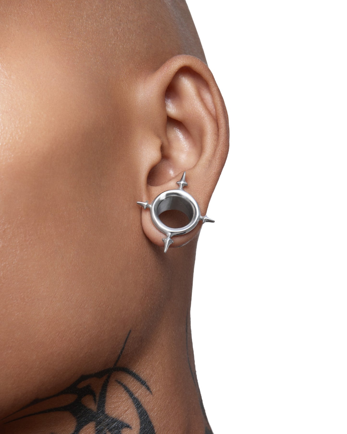 GENESIS Tunnels-Tunnels- Silver - 8mm (0g) - Ask & Embla