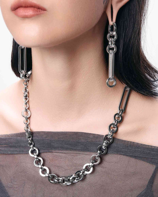 Paradox Necklace-Chain Necklaces- Silver - - Ask & Embla