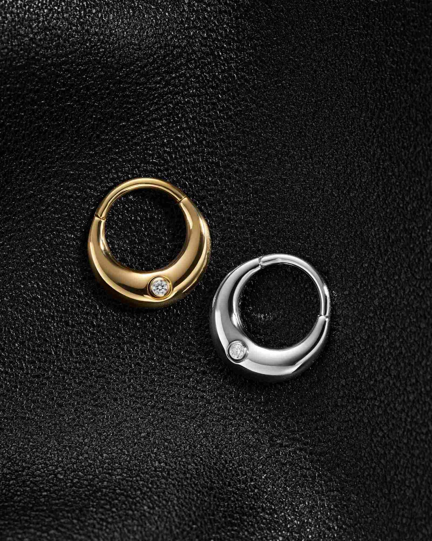 Caspian Gem Clicker-Clickers- 1.2mm (16g) - 8mm - Ask & Embla