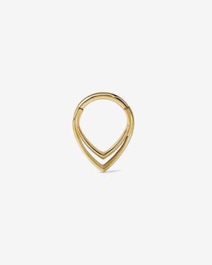 Ava Arrowhead Clicker-Clickers- Gold - 1.2mm (16g) - Ask & Embla
