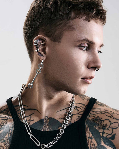 Paradox Earrings-Ear Dangles- Silver - - Ask & Embla