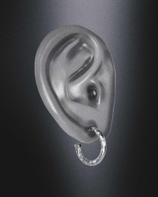 Synthesis Earrings No. 2-Ear Hoops- Silver - - Ask & Embla