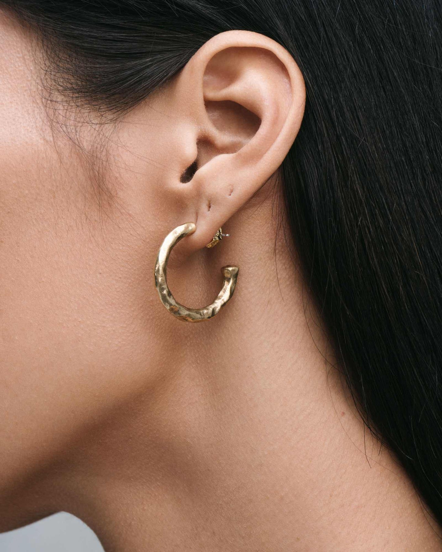 Synthesis Earrings No. 2-Ear Hoops- Silver - - Ask & Embla