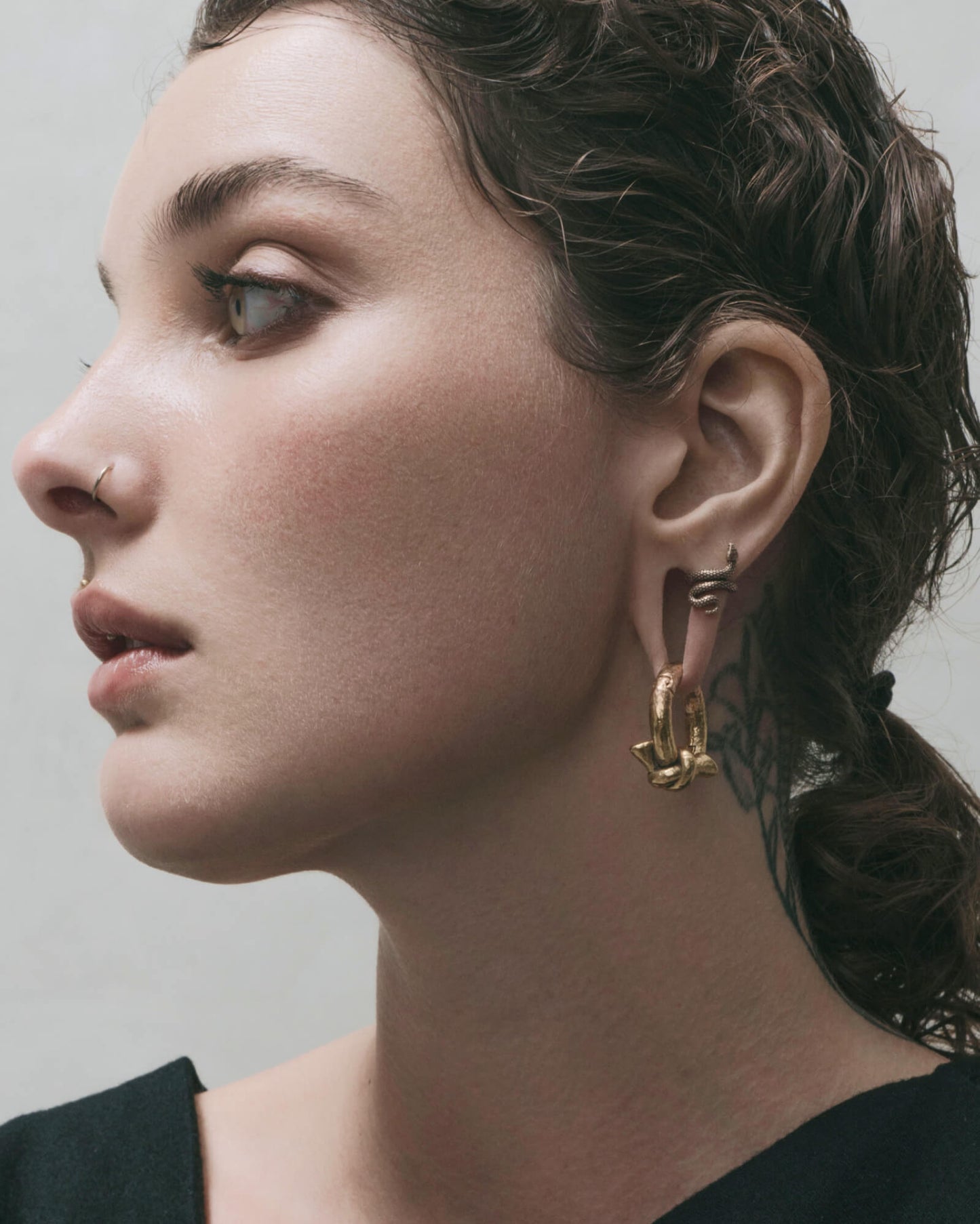 Sin Serpent Lobe Cuffs™️-Lobe Cuffs™- 7mm - Gold - Ask & Embla