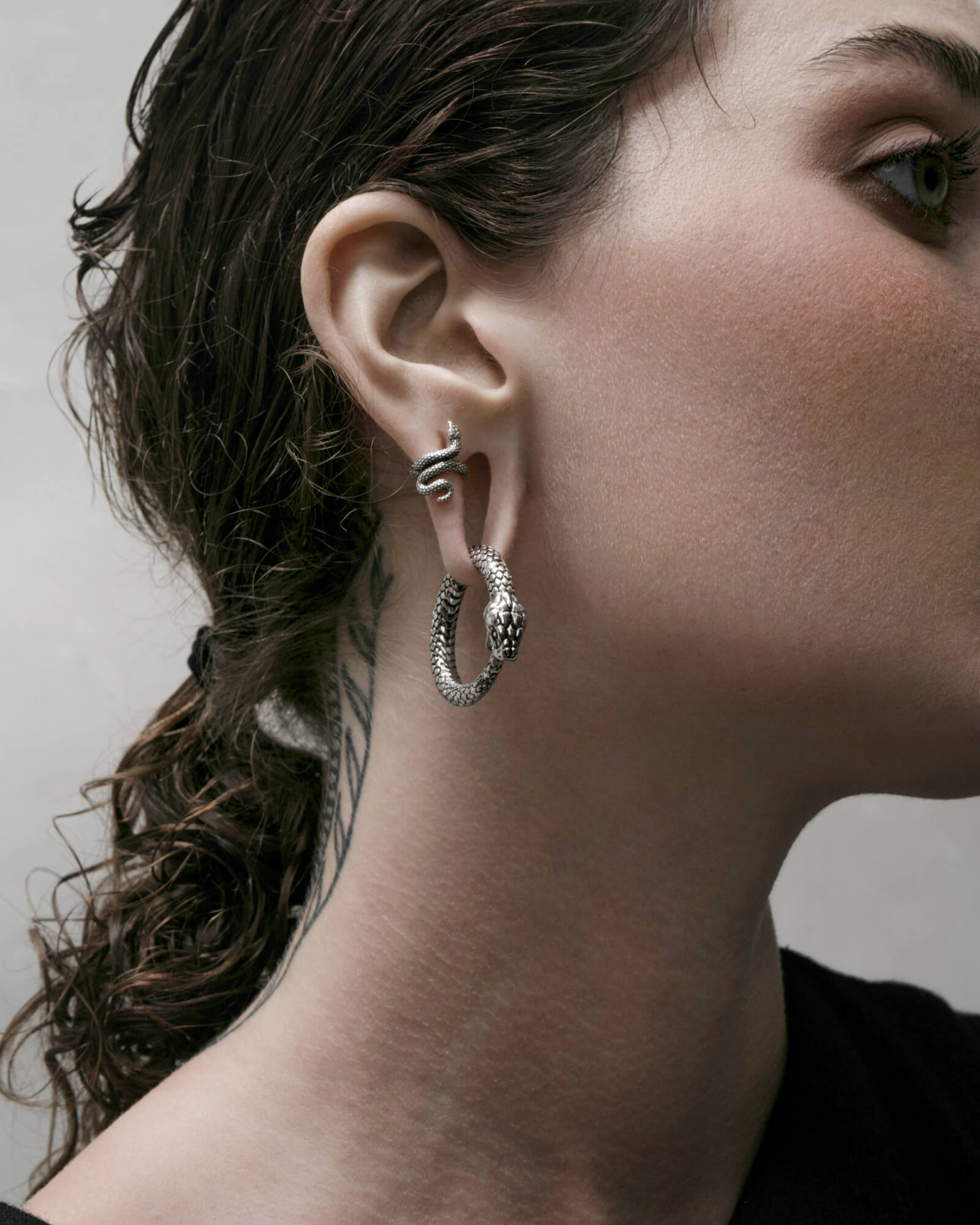 Sin Serpent Lobe Cuffs™️-Lobe Cuffs™- 7mm - Gold - Ask & Embla