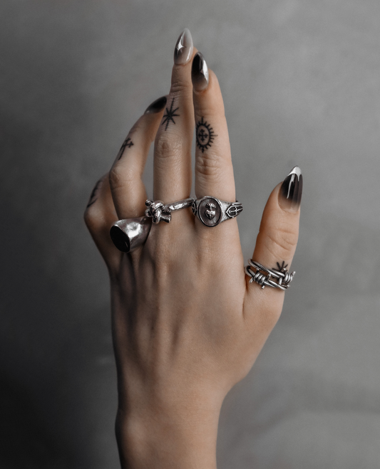 The Sacrament Ring-Rings- US5 - Silver - Ask & Embla