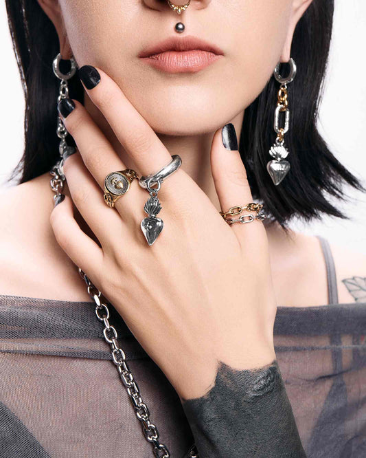 The Sacrament Ring-Rings- US5 - Silver - Ask & Embla