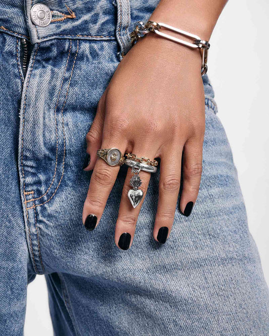 The Sacrament Ring-Rings- US5 - Silver - Ask & Embla