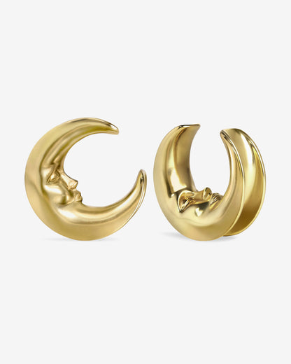 Lunar Moon Saddle Hangers-Saddle Hangers- Gold - 8mm (0g) - Ask & Embla