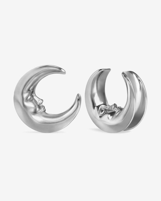 Lunar Moon Saddle Hangers-Saddle Hangers- Silver - 8mm (0g) - Ask & Embla