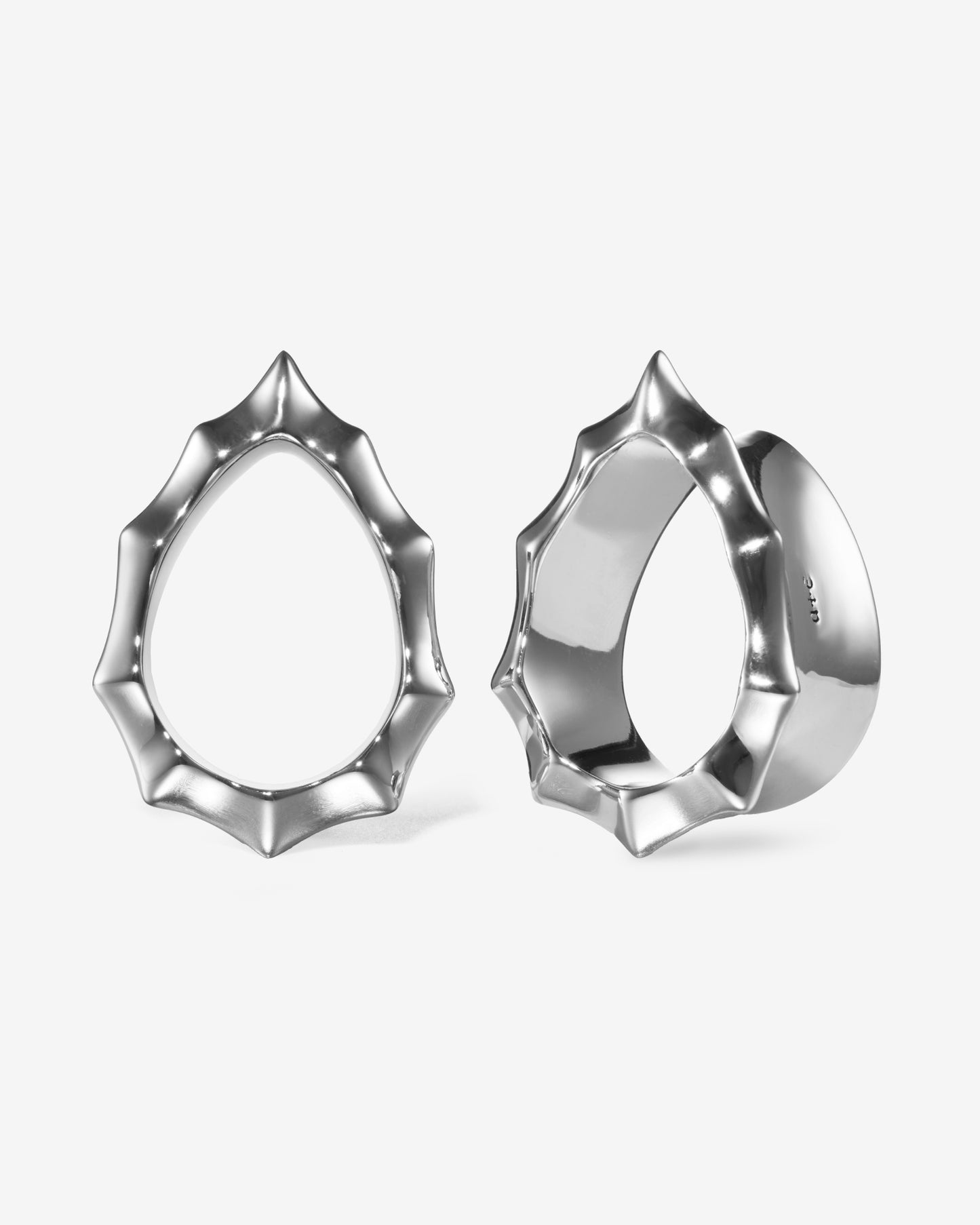 Astral Tunnels-Tunnels- 10mm (00g) - Silver - Ask & Embla