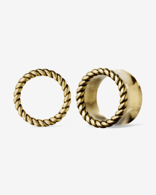 Reverie Rope Tunnels-Tunnels- Gold - 8mm (0g) - Ask & Embla