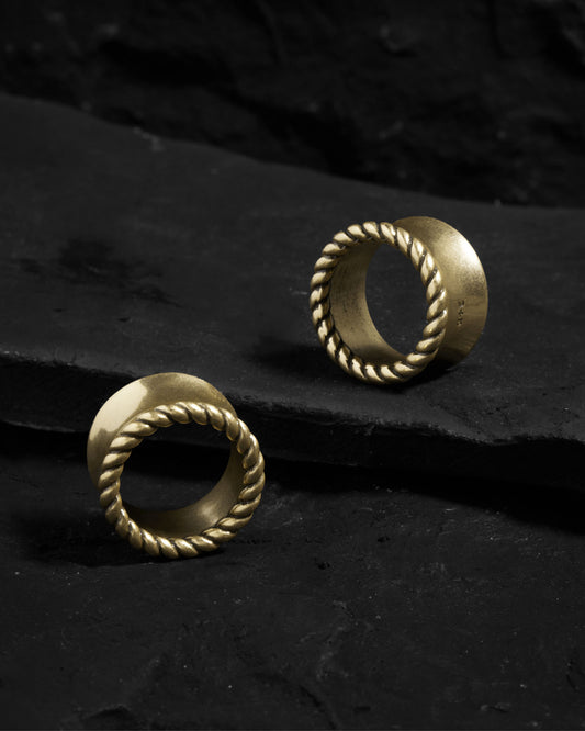 Reverie Rope Tunnels-Tunnels- Gold - 8mm (0g) - Ask & Embla