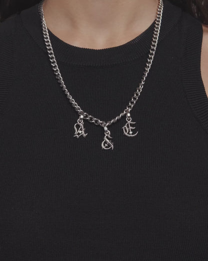 Mini Blackletter Charms - A