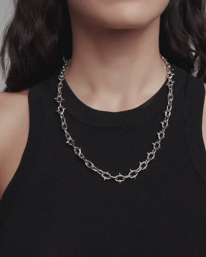 Unholy Grail - 925 silver necklace and earrings bundle