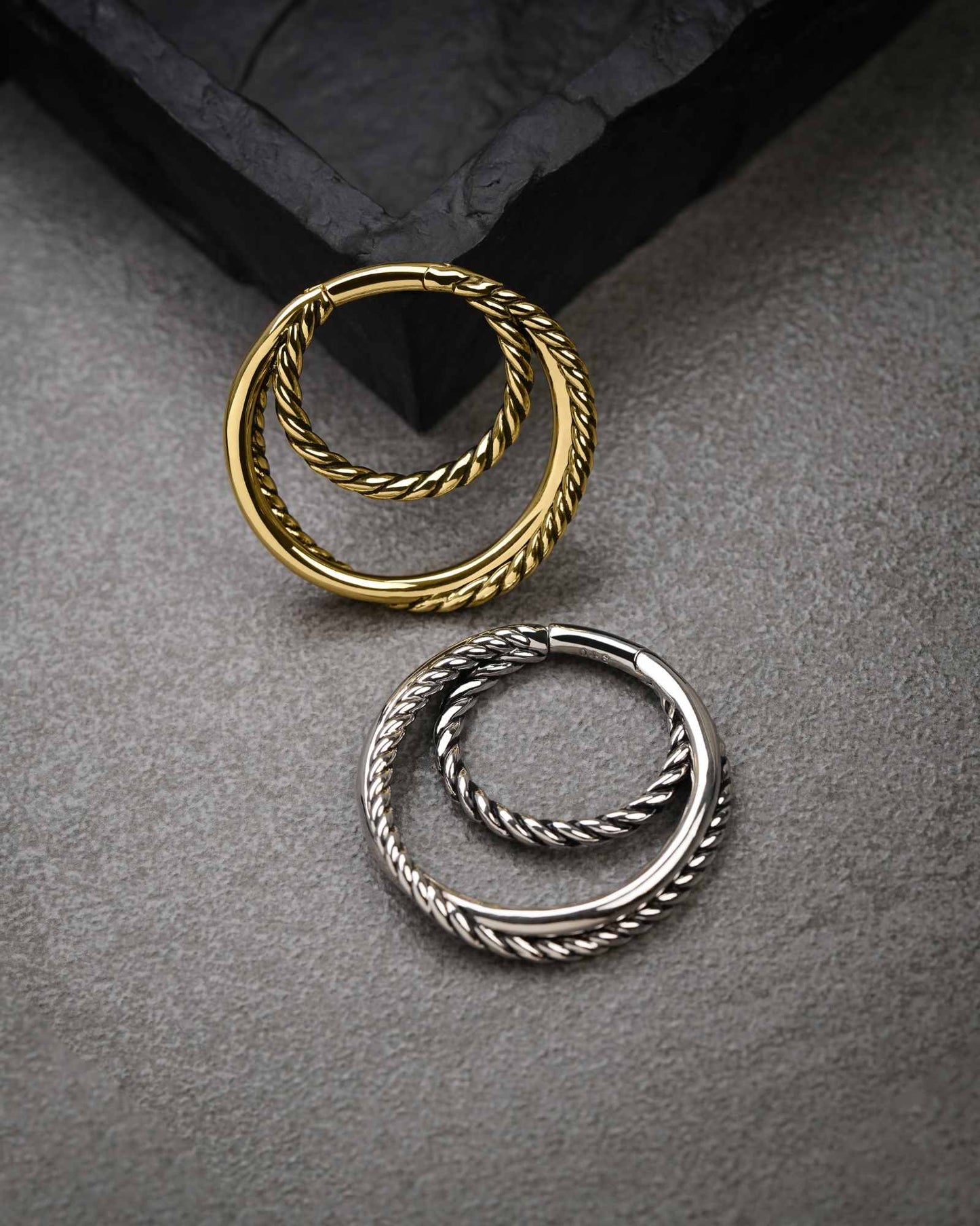 Essa Hoop Hangers-Clicker Hangers- Gold - - Ask & Embla