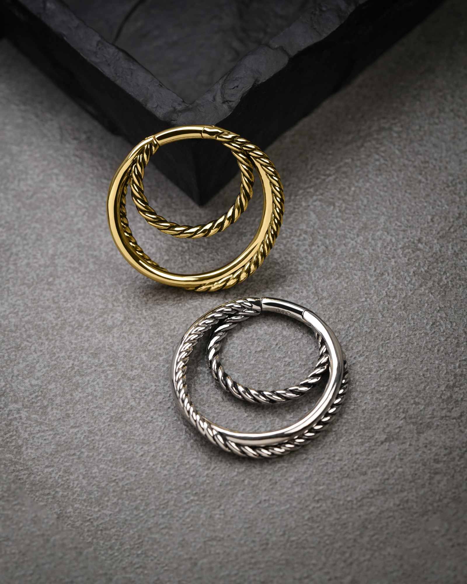 Essa Hoop Hangers-Clicker Hangers- Gold - - Ask & Embla