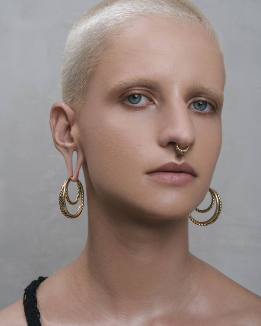 Essa Hoop Hangers-Clicker Hangers- Gold - - Ask & Embla