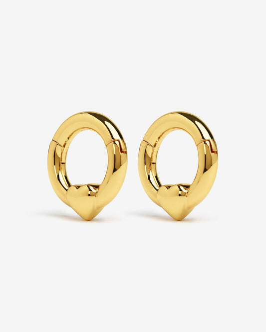 Harrow Heart Hangers-Clicker Hangers- Gold - - Ask & Embla