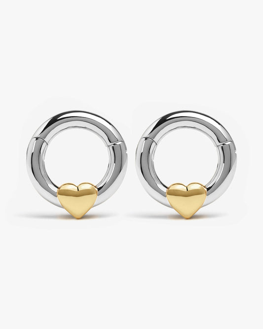 Harrow Heart Hangers-Clicker Hangers- Two-toned (Gold and Silver) - - Ask & Embla
