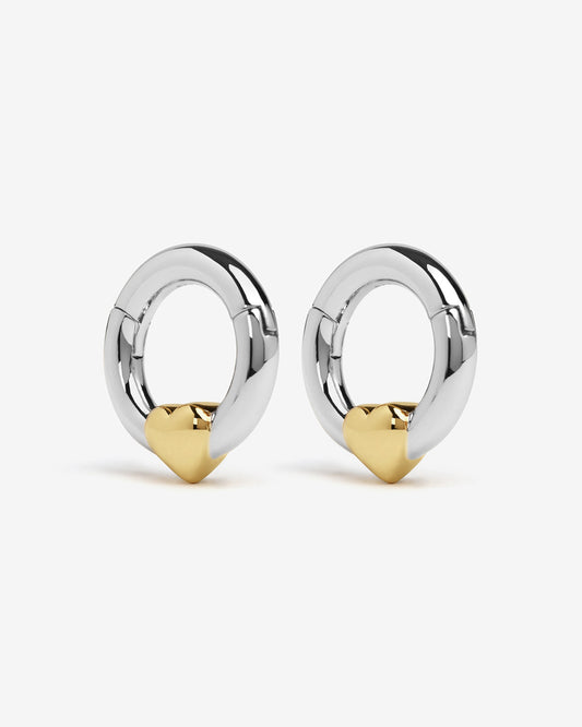 Harrow Heart Hangers-Clicker Hangers- Gold - - Ask & Embla