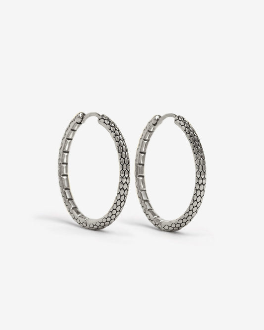 Serpent Hoop Earrings - Earrings - Ask and Embla