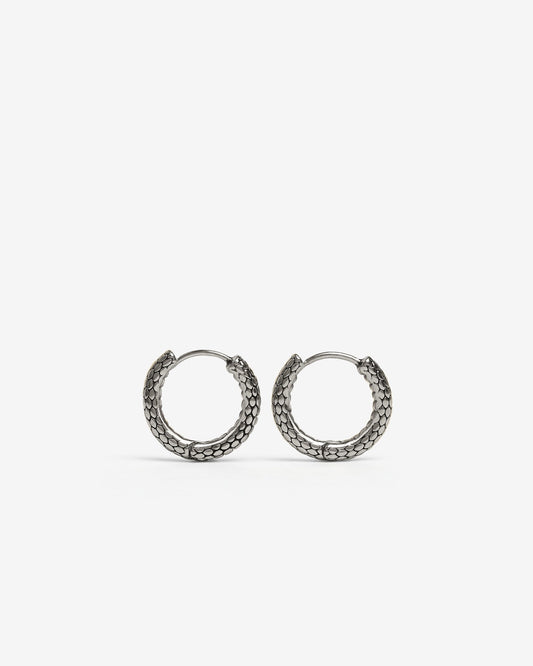 Serpent Hoop Earrings - Earrings - Ask and Embla