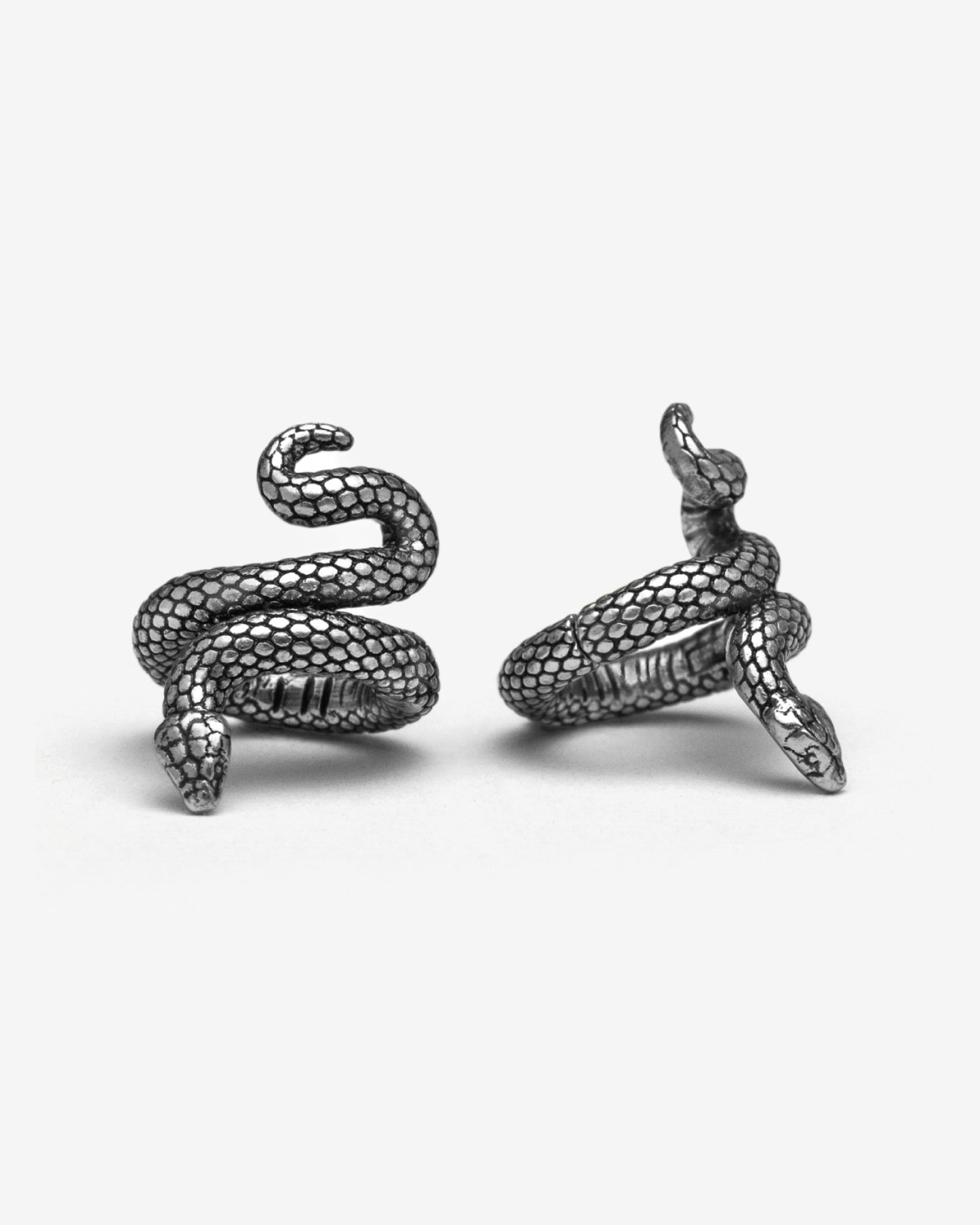 Sin Serpent Lobe Cuffs™️-Lobe Cuffs™- 7mm - Silver - Ask & Embla