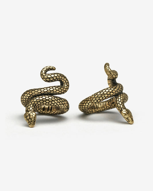Sin Serpent Lobe Cuffs™️-Lobe Cuffs™- 7mm - Gold - Ask & Embla