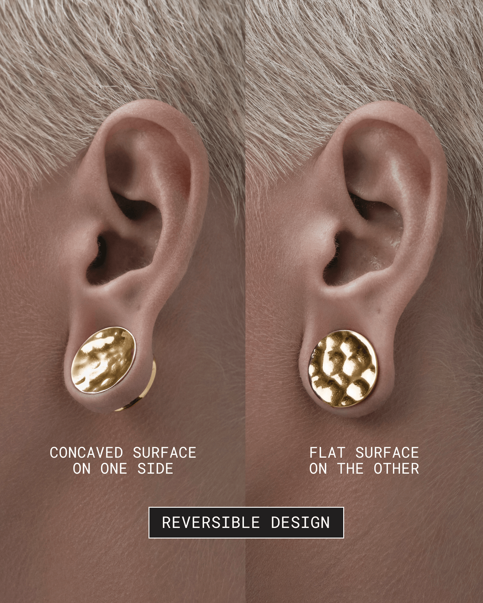 A&E Signature Lithic Plugs-Plugs- Gold - 8mm (0g) - Ask & Embla