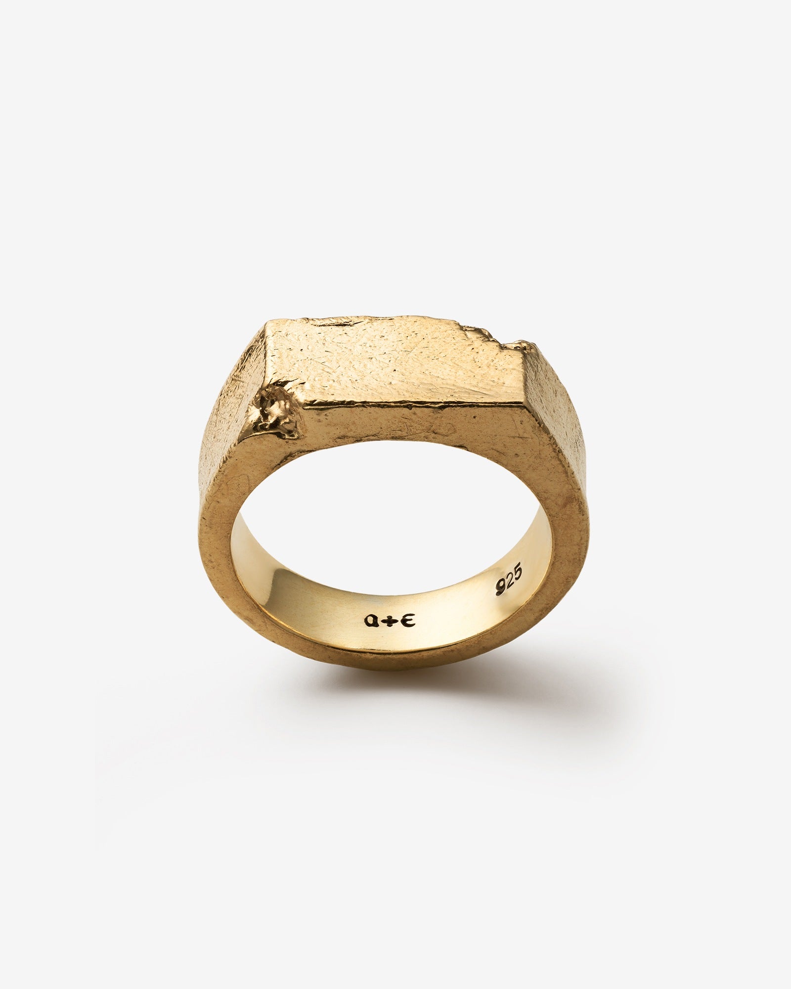 Brute Signet Ring-Rings- US 5 - Gold - Ask & Embla